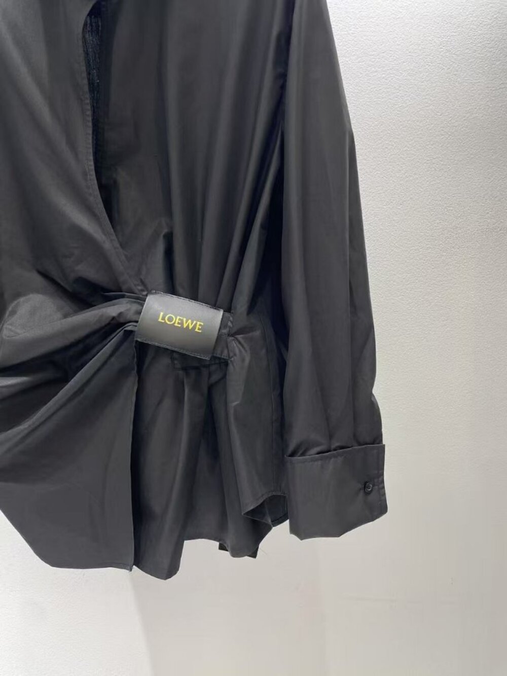 😀LOEWE😀 black polo long-sleeved shirt - Picture 2 of 3